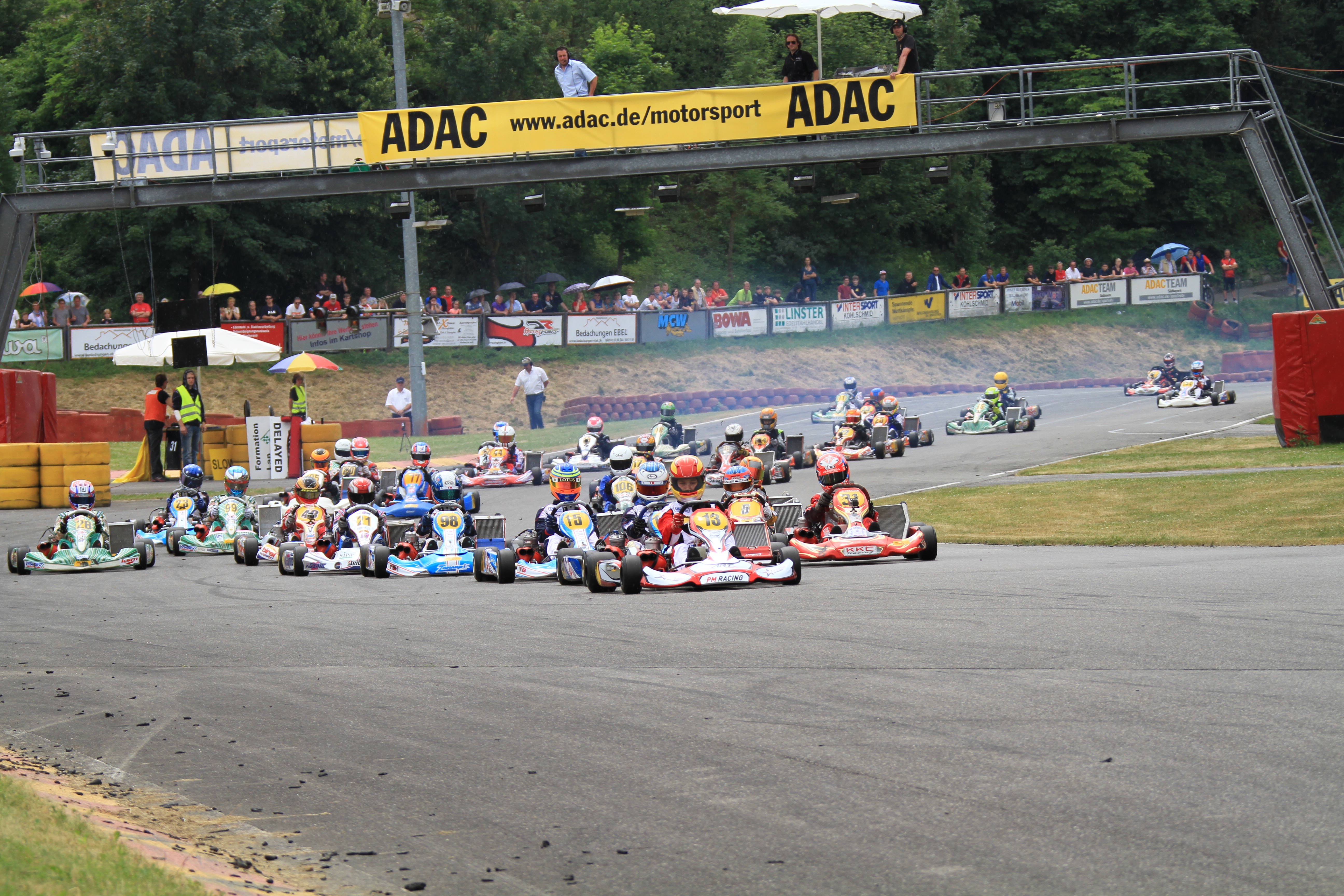 Hochspannung beim ADAC Kart Masters in Ampfing