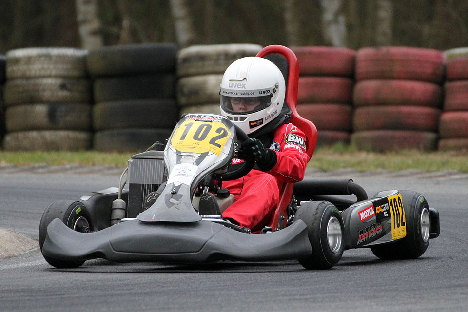 Podestplatz und schnellste Runde für B&W Kartteam