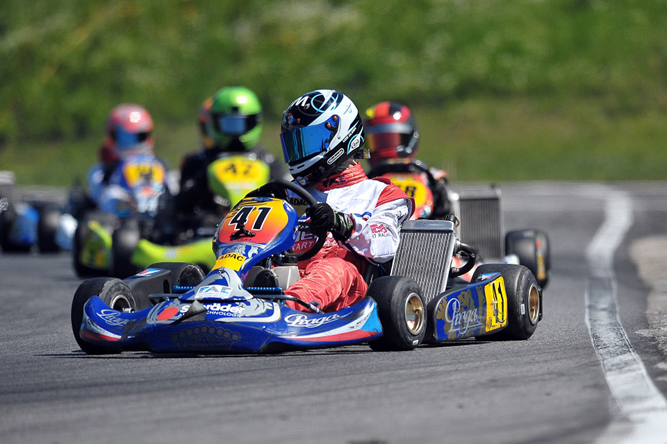 Mit Kampfgeist startet Luis Glania in die ADAC Kart Masters Saison