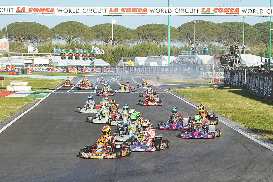 Halbfinale in der WSK Super Masters Series in La Conca