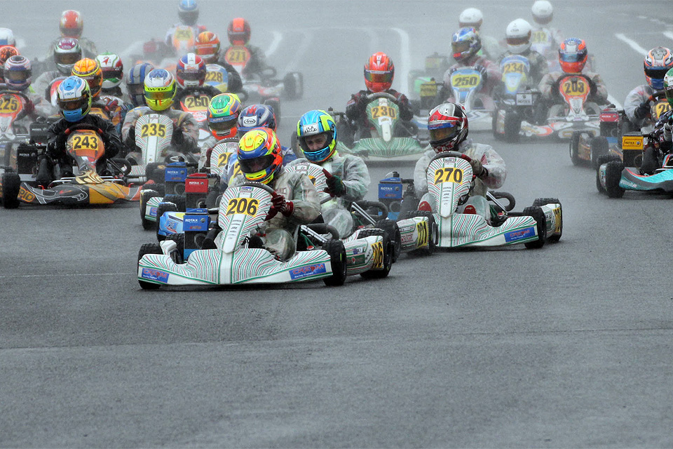 Wet-Race-Action in den Vorläufen zur Euro Challenge