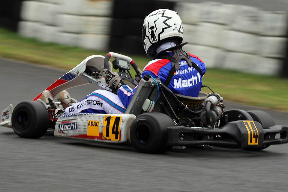 Mark Wolff weiter auf Platz drei im ADAC Kart Cup