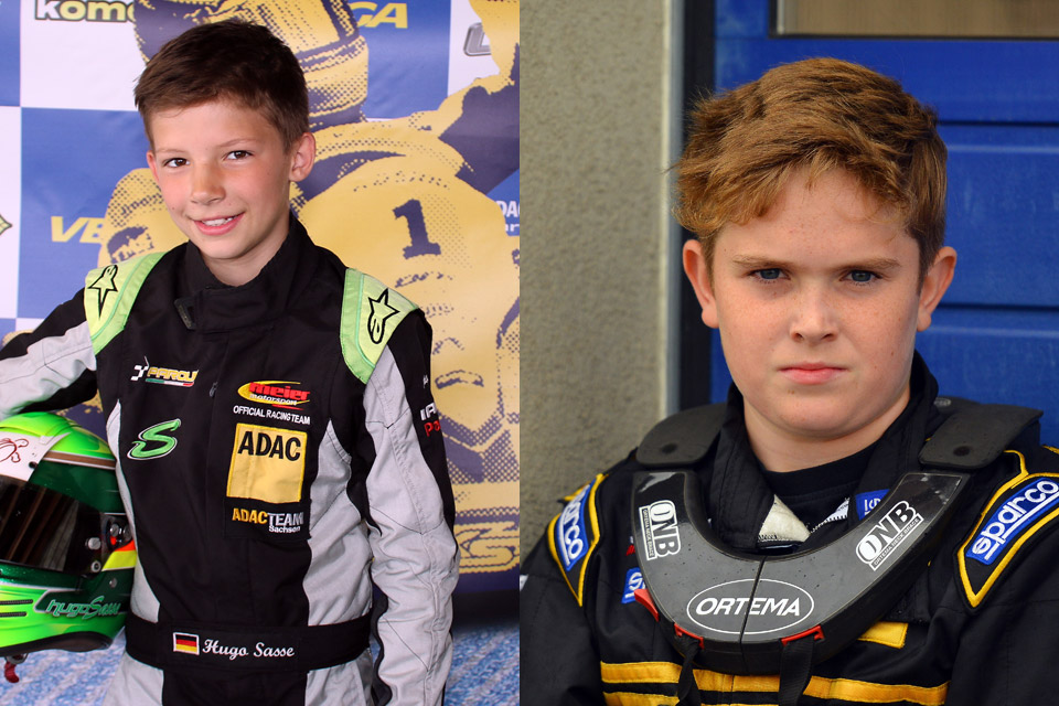 ADAC Kart Junior Team mit Sasse und Keil