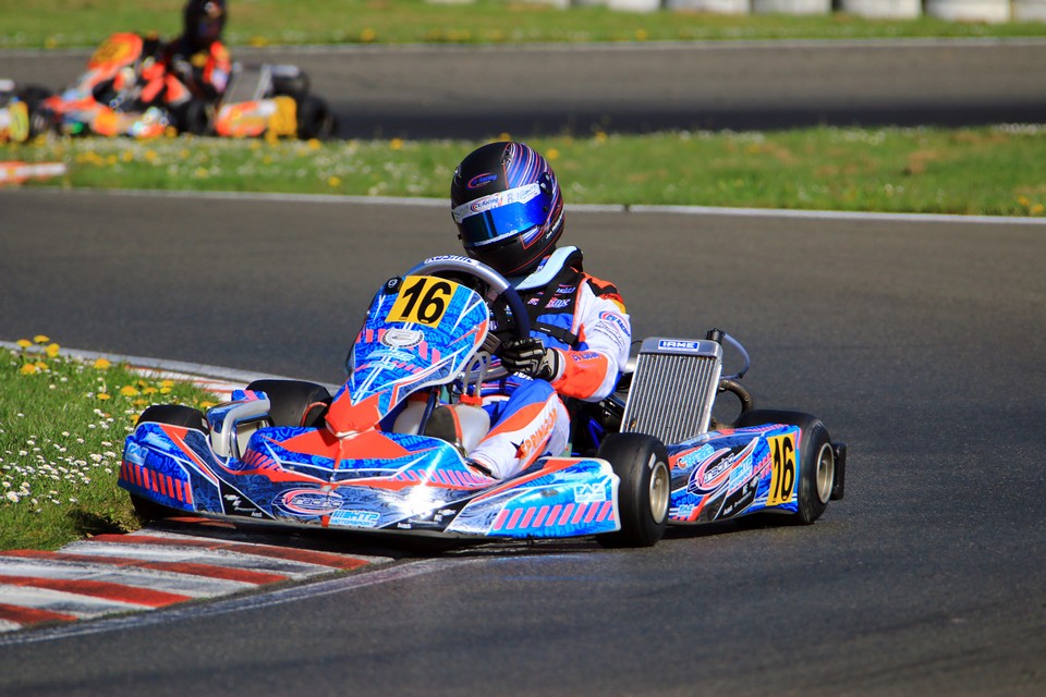 CV Racing by HTP auf ADAC Kart Cup-Podium