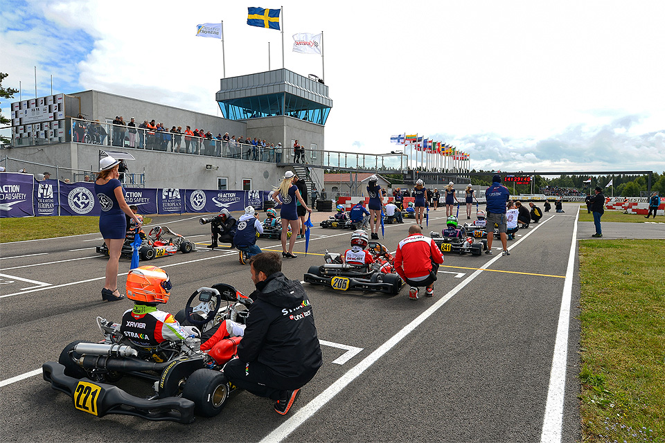 Kart-Weltelite trifft sich in Schweden