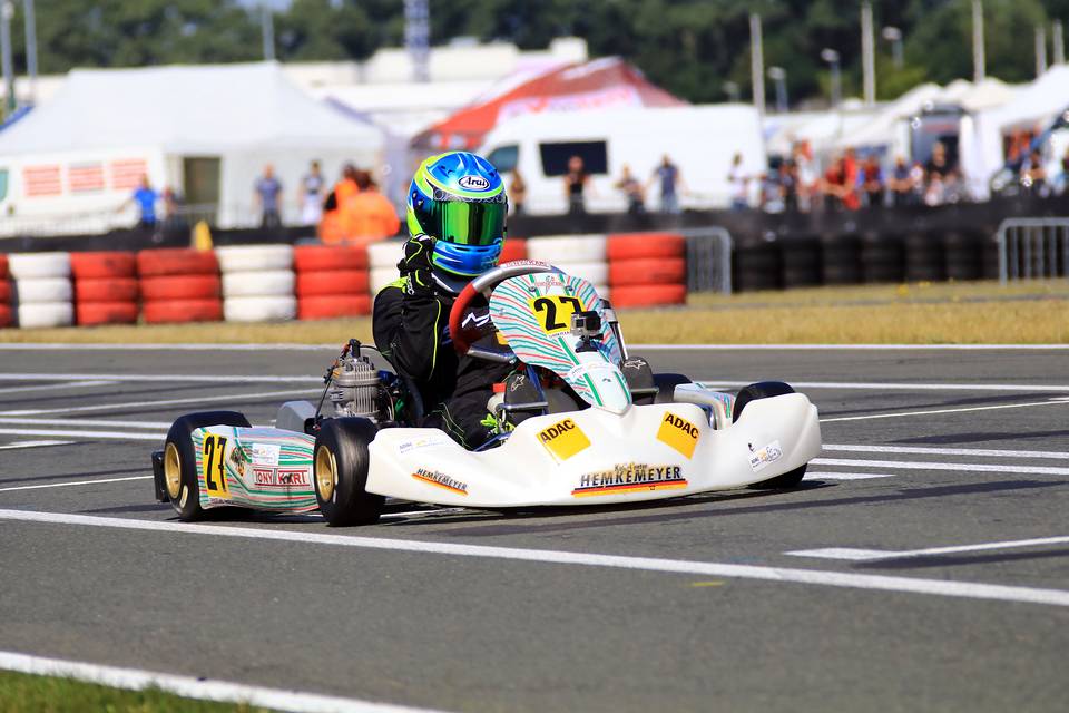 Gianni Meyer mit ADAC Kart Masters-Doppelsieg in Oschersleben