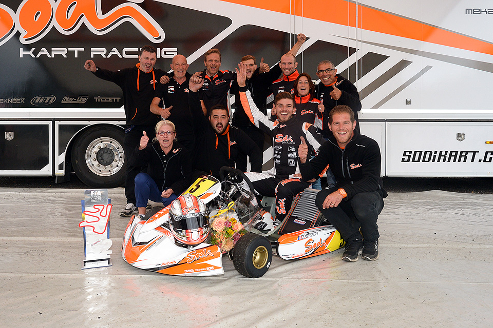 Sodi Kart feiert Vize-Weltmeistertitel in Kristianstad