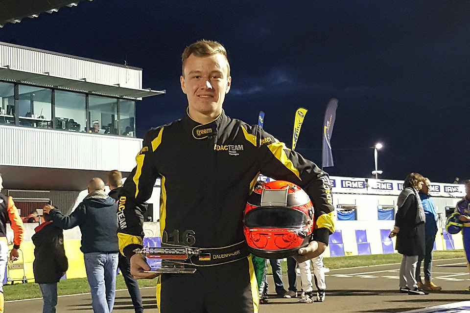 Dauenhauer beim IAME International Final in Le Mans gestartet