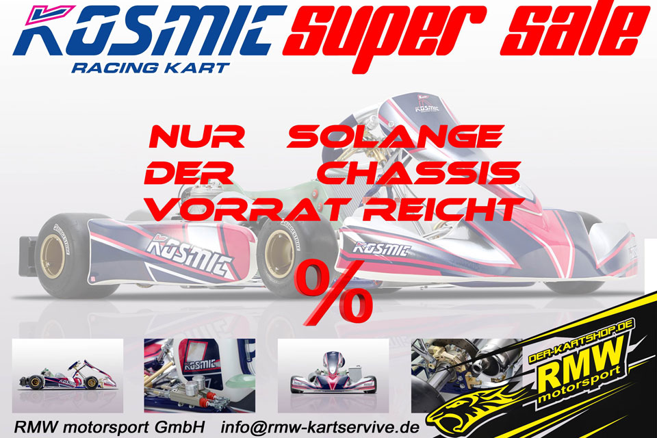 Kosmic Super Sale bei RMW Motorsport
