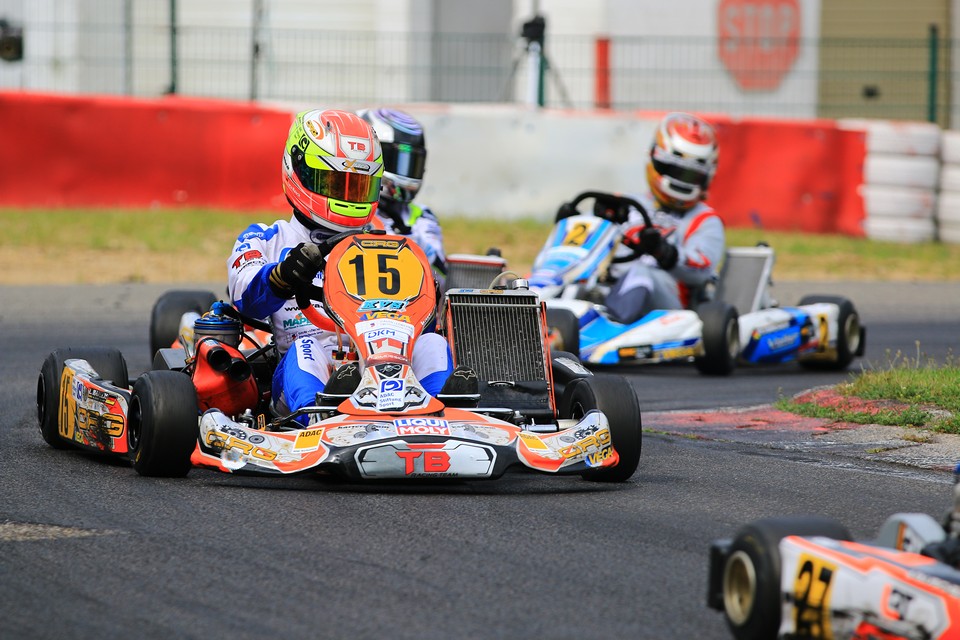 Luca Maisch etabliert sich beim ADAC Kart Masters an der Spitze