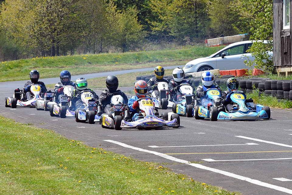 Packender Kartsport beim dritten Clublauf des KCBB