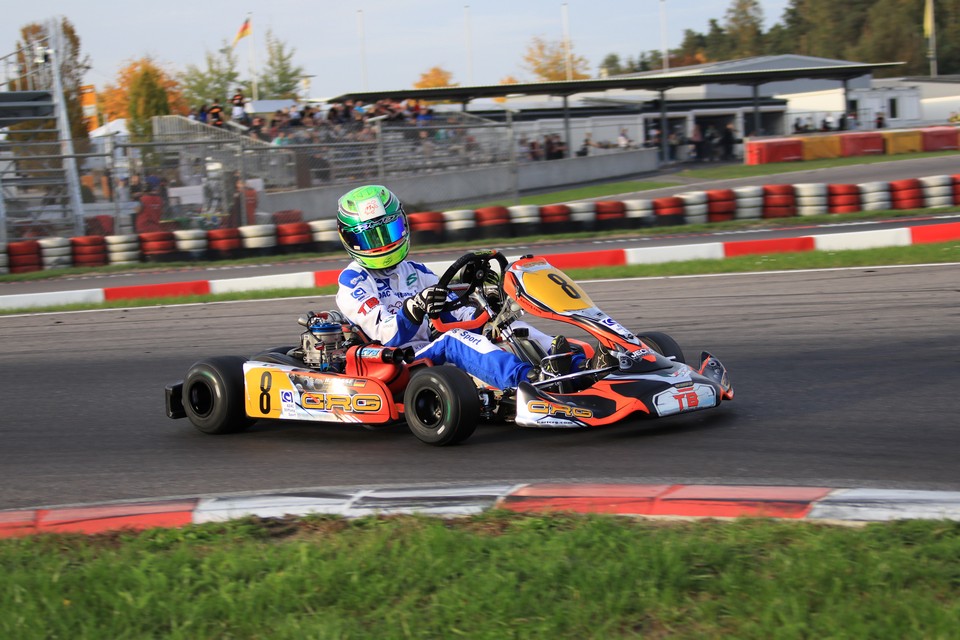 Hugo Sasse wird Dritter im ADAC Kart Masters