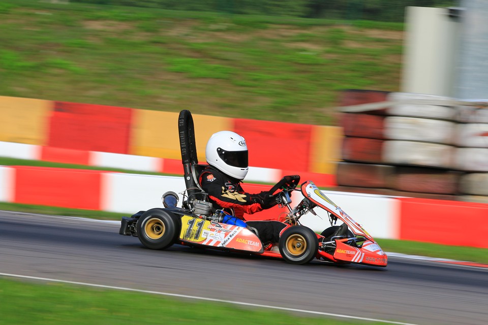 Julien Koch: Einer der Schnellsten beim ADAC Kart Masters