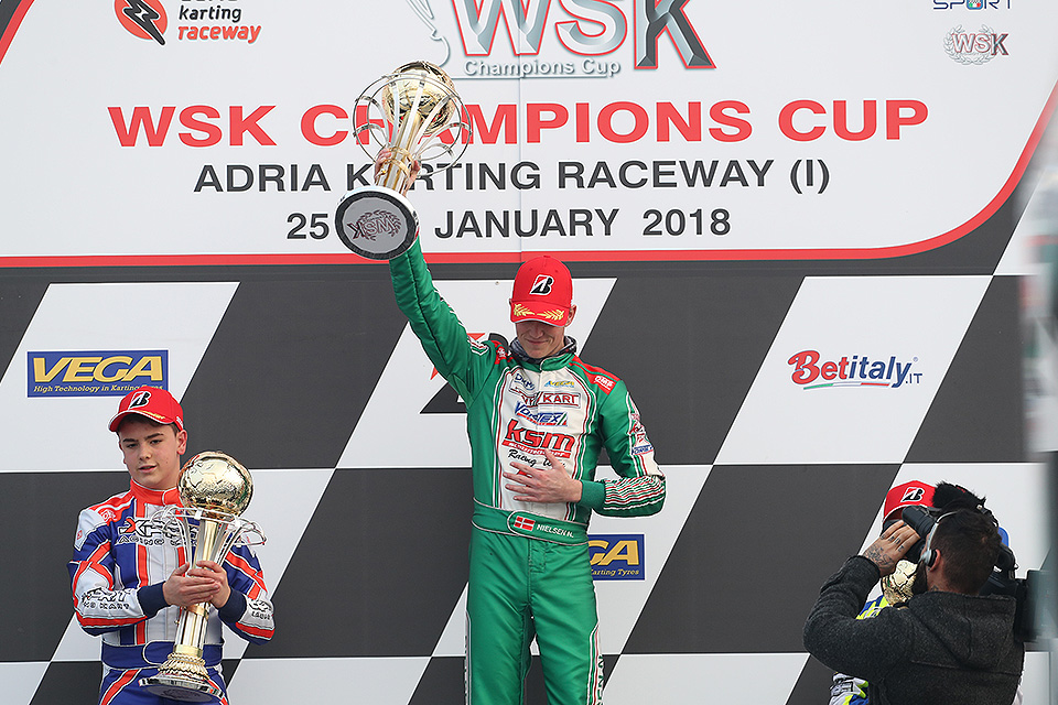 Nicklas Nielsen dominiert den WSK Champions Cup