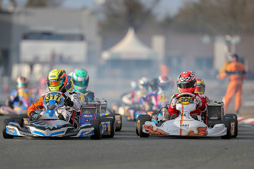 HTP Kart Team fährt zum Auftakt aufs Siegerpodium