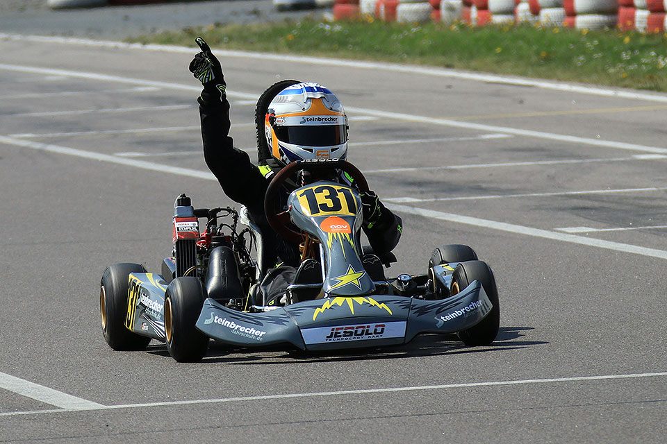 Finn Grube startet mit Podiumsrang in die neue Kart-Saison