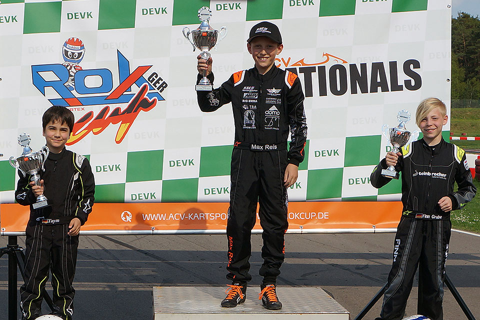 Doppelsieg für Max Reis bei den ACV Kart Nationals 2018 in Wackersdorf