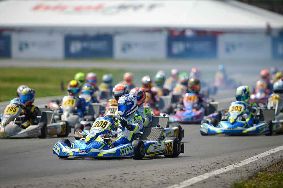 Aron und Stanek gewinnen Italian Kart Grand Prix