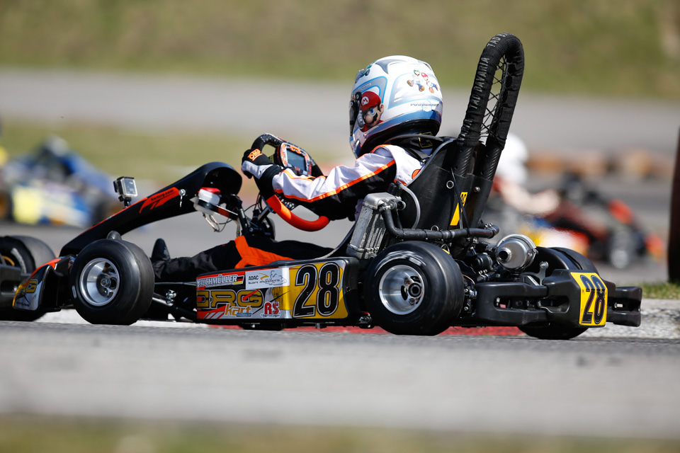 Siebter beim ADAC Kart Masters Auftakt: Leon Bauchmüller