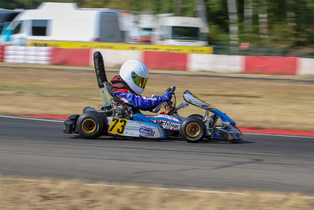 Pokalrang für Tom Kalender beim SAKC in Wackersdorf