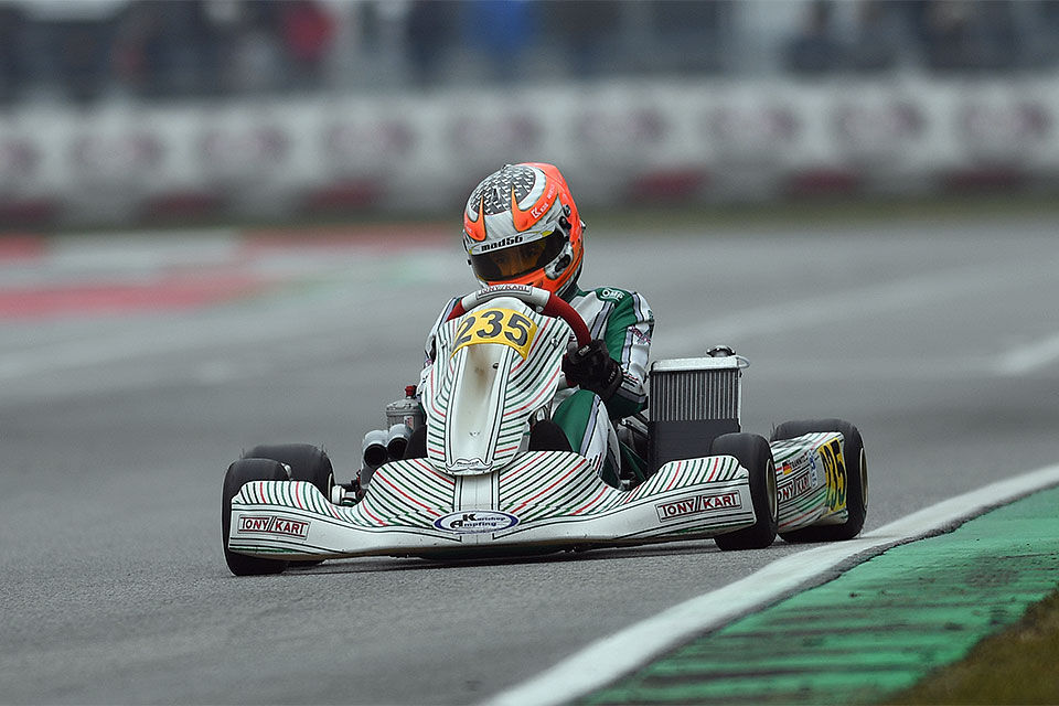 Kartshop Ampfing beim Tony Kart-Debüt im Finale