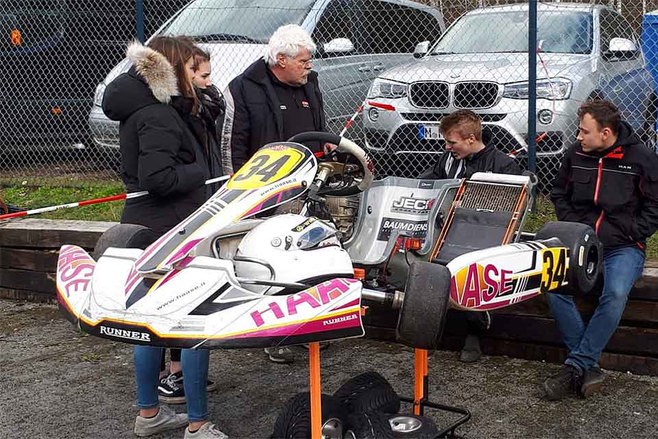 Felix Arndt holt mit HAASE Kart Doppelsieg Winterpokal in Kerpen