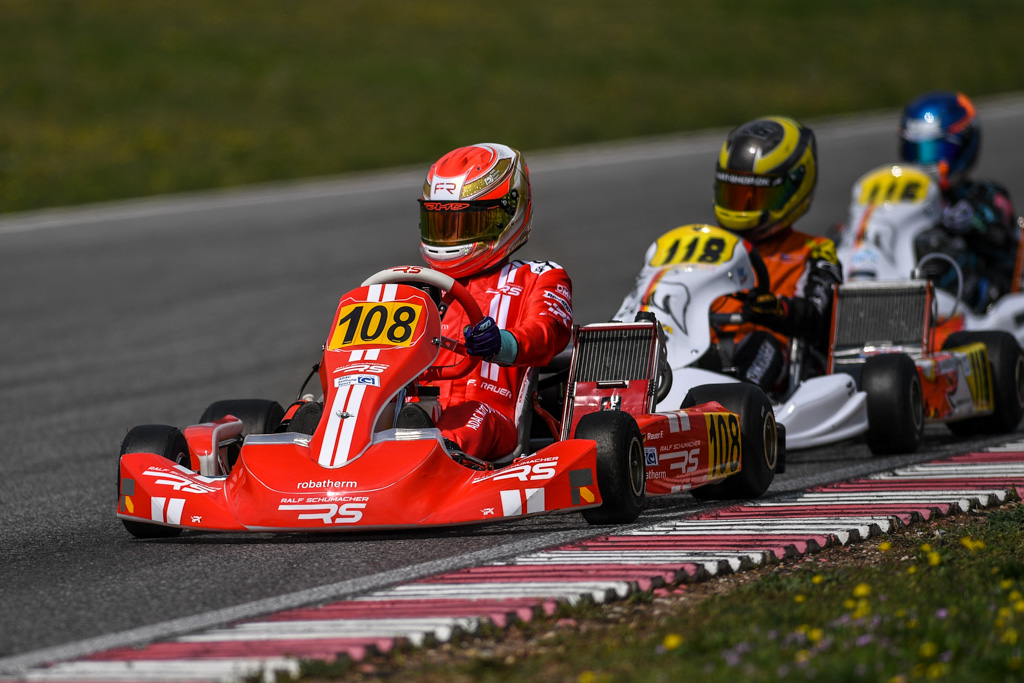 Deutsche Kart-Meisterschaft: Fabio Rauer schnupperte beim Auftakt an den Top-Drei