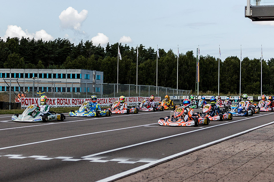 Packende Halbzeitrunde der ROTAX MAX Challenge  Euro Trophy in Schweden