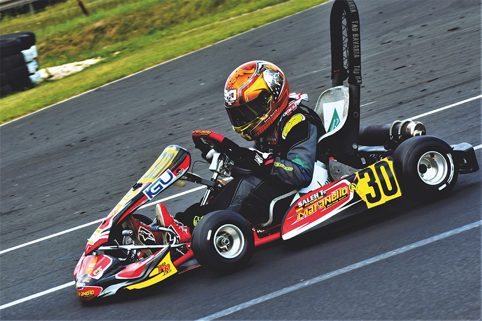 Taym Saleh auf Titelkurs im ACV Kart Nationals