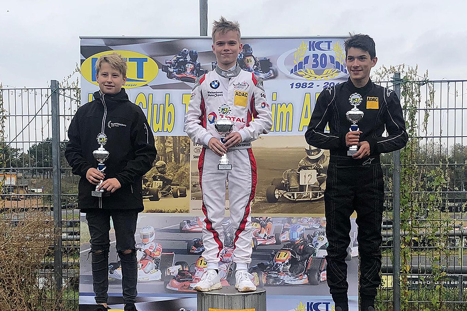 Julien Koch auf Titelkurs im Westdeutschen ADAC Kart Cup