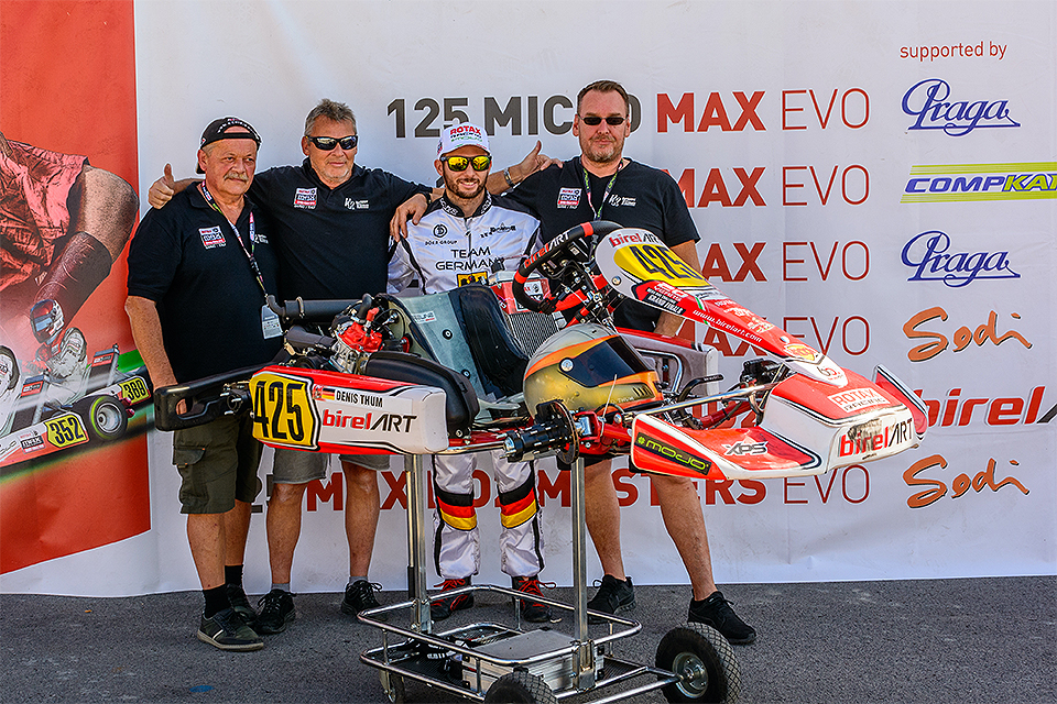 Denis Thum und Kartsport-Klimm bei den 20. Rotax Grand Finals in Sarno