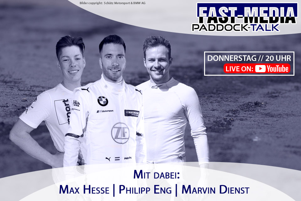 Fast-Media Paddock-Talk am Donnerstag um 20 Uhr