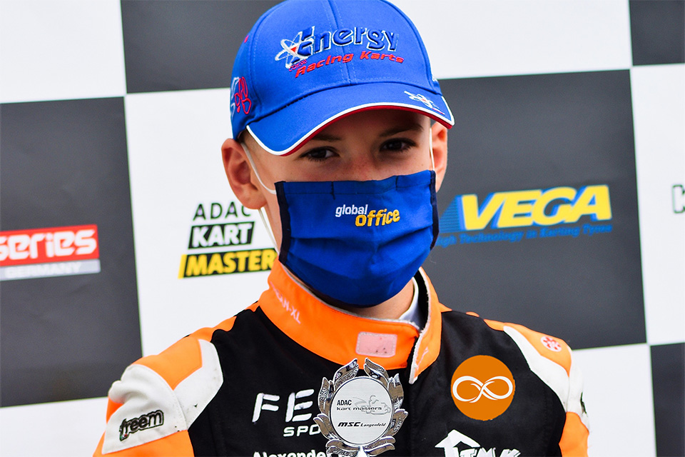 Enrico Förderer beim ADAC Kart Masters