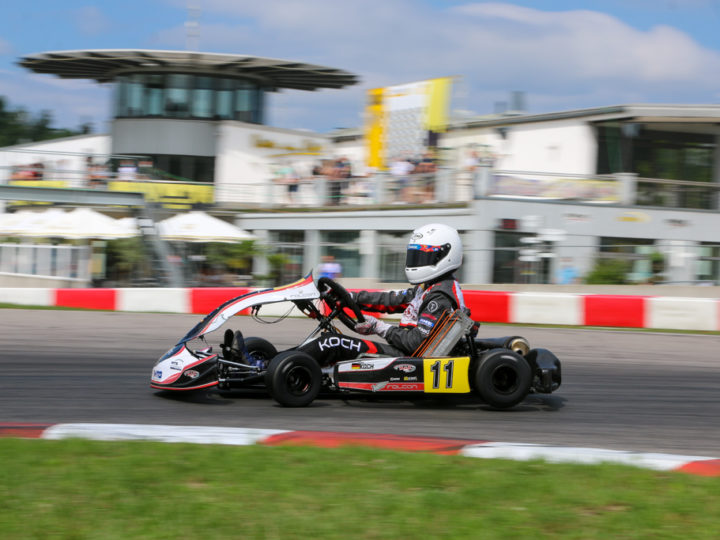 Julien Koch auf ADAC Kart Masters-Pokaljagd