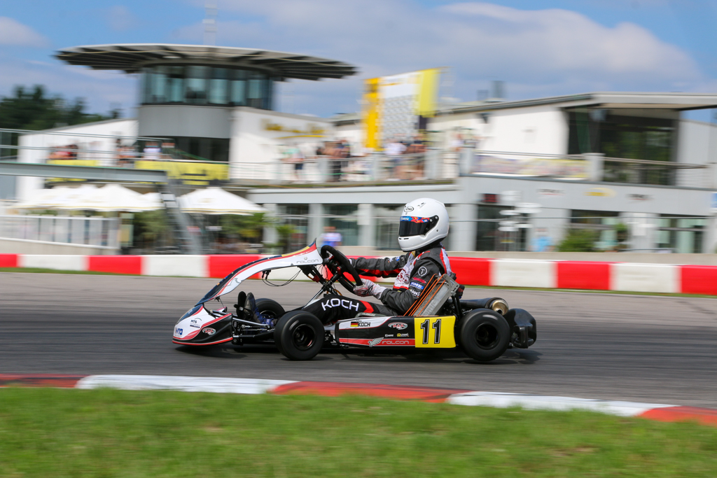 Julien Koch auf ADAC Kart Masters-Pokaljagd