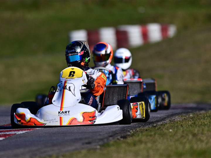 Gabriel Streitmatter erkämpft sich Titel im ADAC Kart Masters