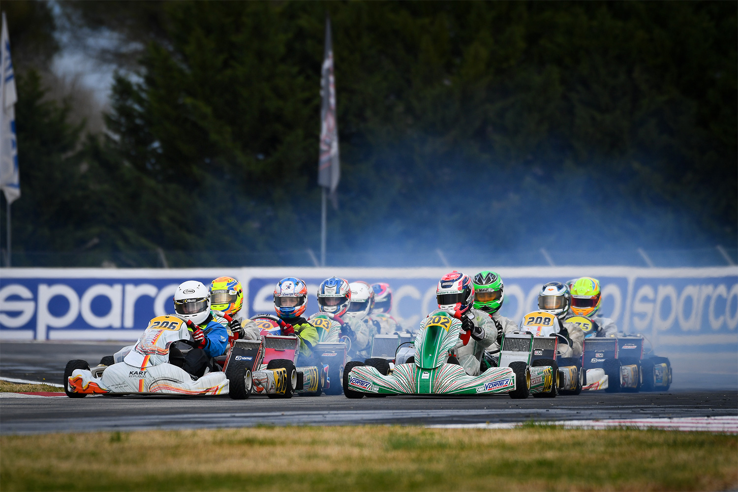 Wetterkapriolen bei der WSK in La Conca￼