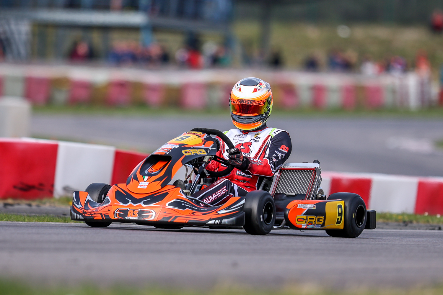 Franz Baumheier überzeugt bei ADAC Kart Masters-Wetterkapriolen￼