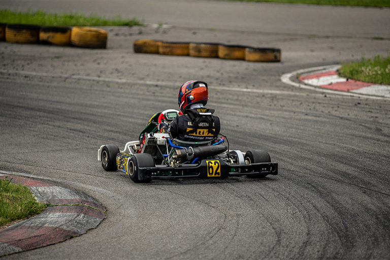 Benjamin Gärtner blickt auf erfolgreiche Wochenenden zurück Kart