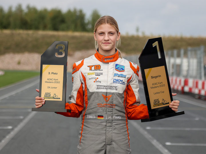 Mathilda Paatz wird Dritte im ADAC Kart Masters