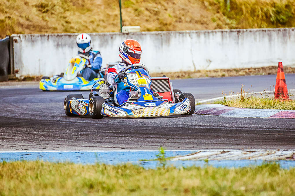 Dominik Jung bestritt 2022 Doppelprogramm im Kart und Auto