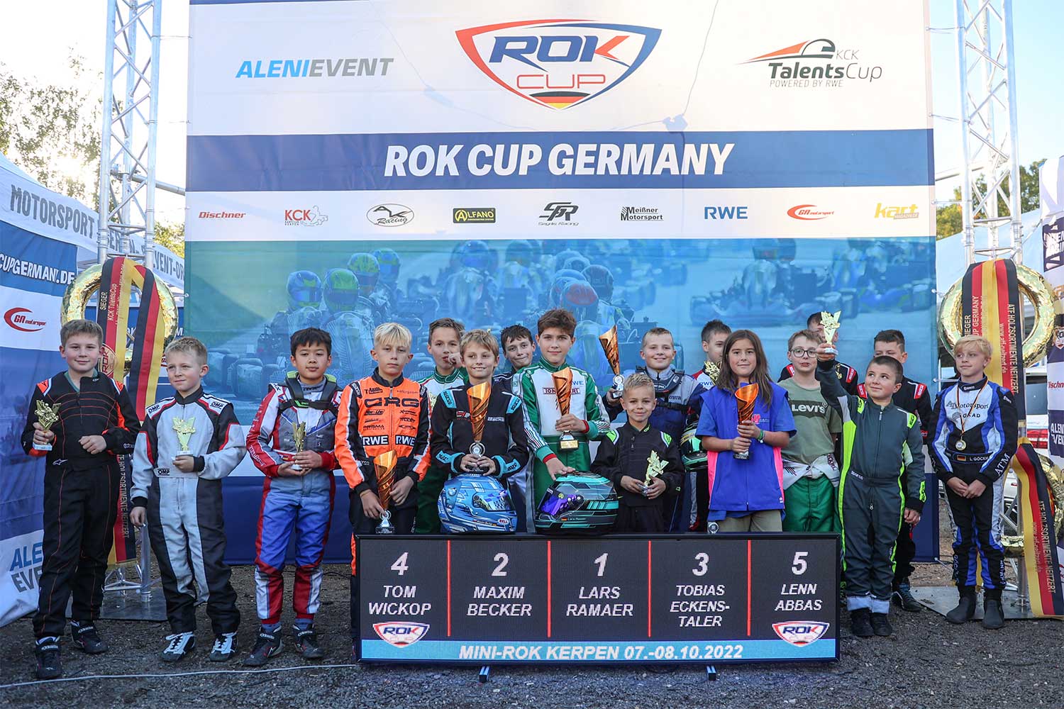 Förderprogramm im ROK CUP GERMANY und KCK TalentsCup powered by RWE