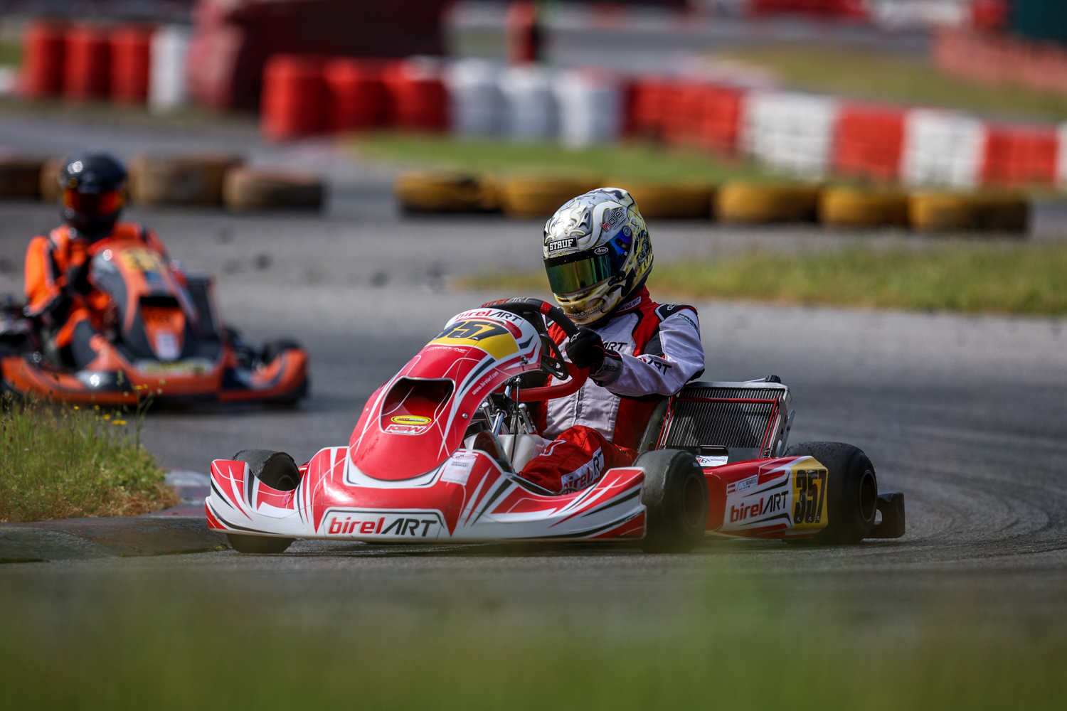 Birel ART Racing KSW in Ampfing auf Podestkurs