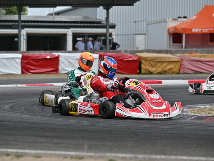 Birel ART-Quartett von Solgat Motorsport beim Road to Wackersdorf