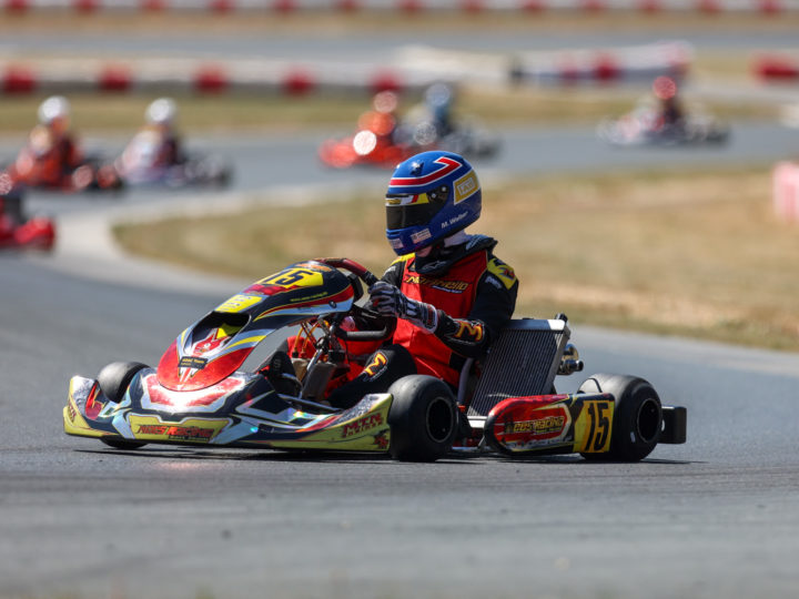 Nees Racing in Mülsen auf ADAC Kart Masters-Titelkurs