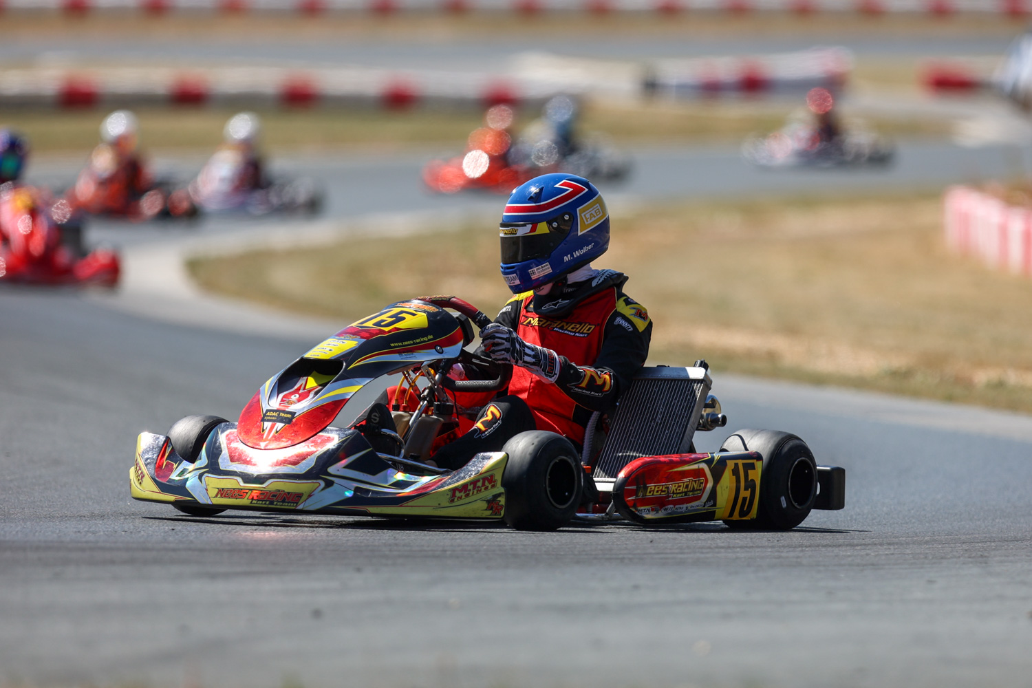 Nees Racing in Mülsen auf ADAC Kart Masters-Titelkurs