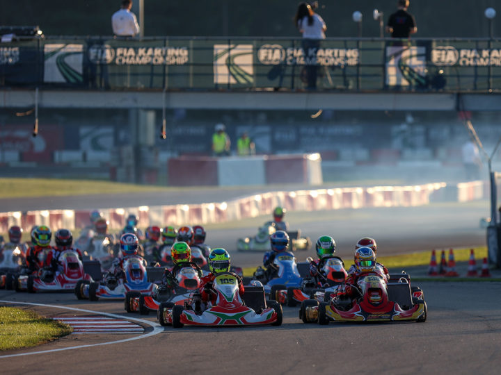 Heißer erster Tage bei der Kart-WM in Wackersdorf