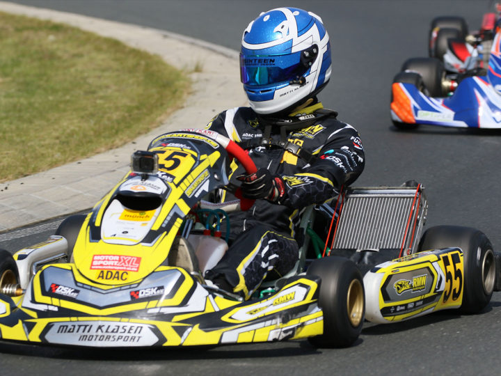 Starkes Debüt von Matti Klasen bei der Deutschen Kartmeisterschaft