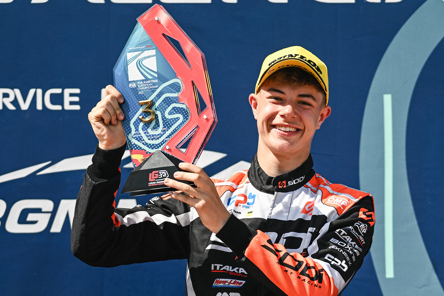 Maximilian Schleimer startet mit Podium in die FIA Kart-Europameisterschaft