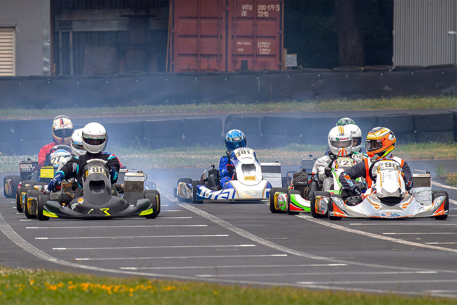 Wetterkapriolen bei AvD-ACV German Karting Series Light in Wittgenborn